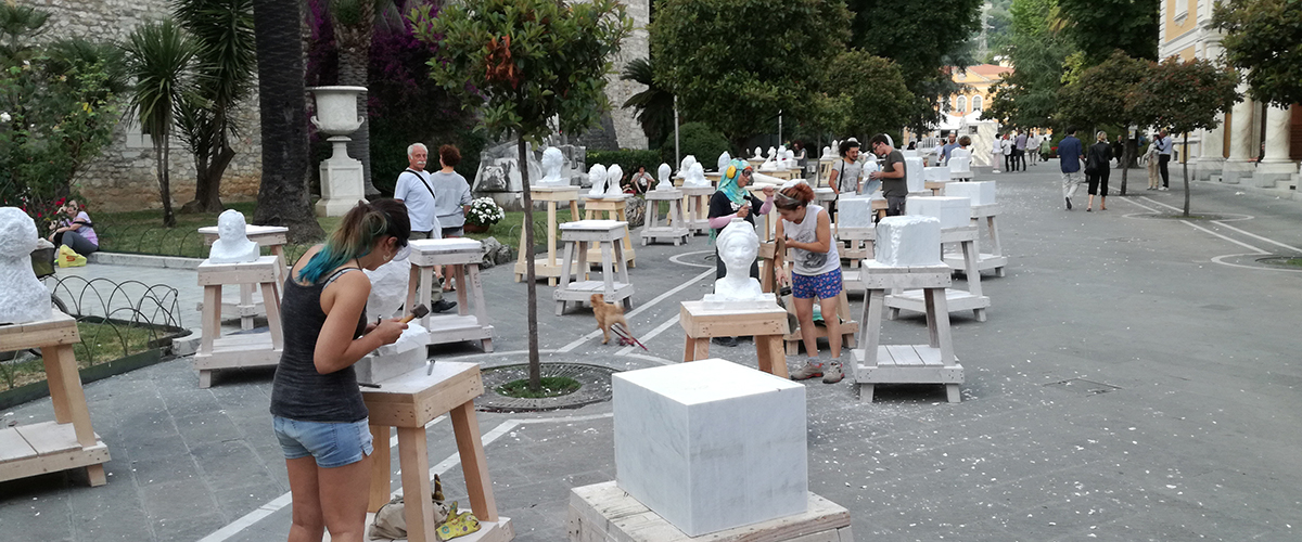 academy of fine arts guided visit in carrara