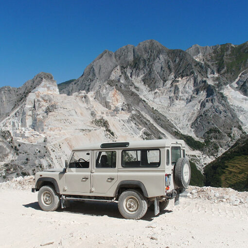 Carrara marble quarries shore excursion – panoramic view the marble quarrie