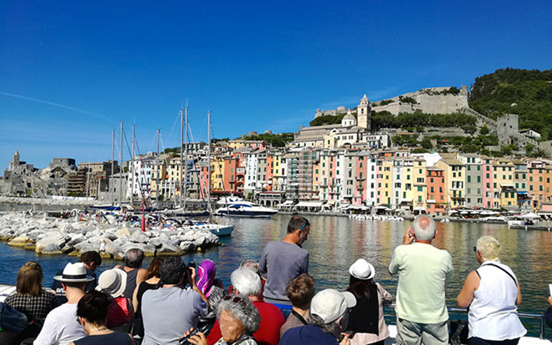 portovenere from the boat