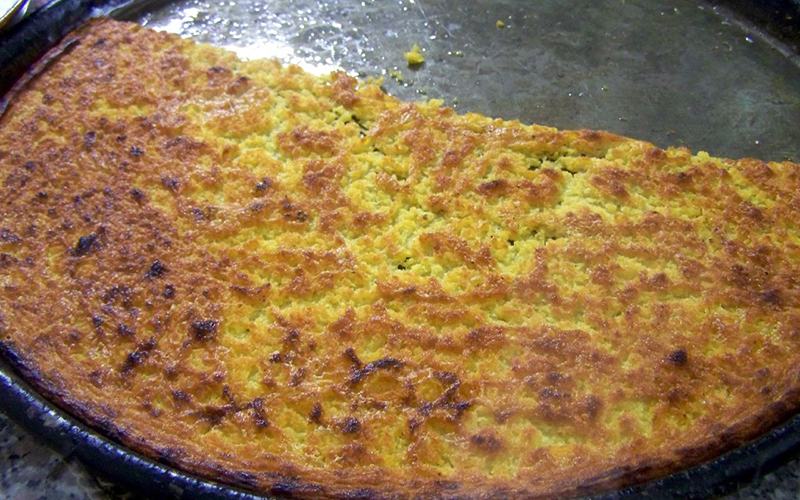 farinata, cheek-pee flan carrara streetfood