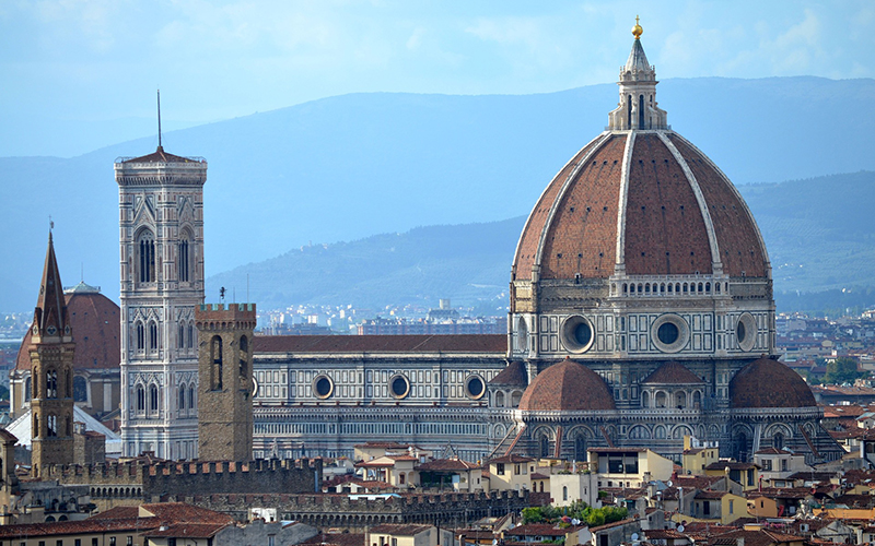 florence duomo and cupola, shore trip from carrara