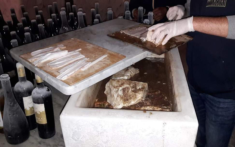 conche di marmo per stagionatura lardo di colonnata