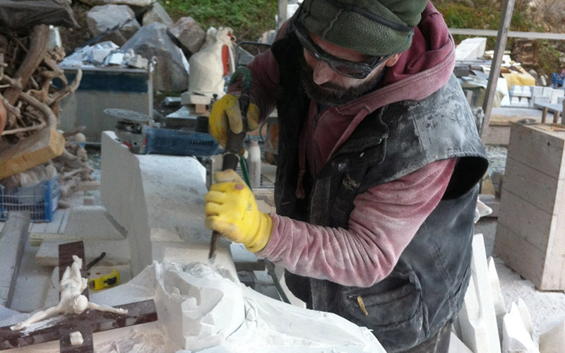 carrara, laboratorio di scultura visite guidate