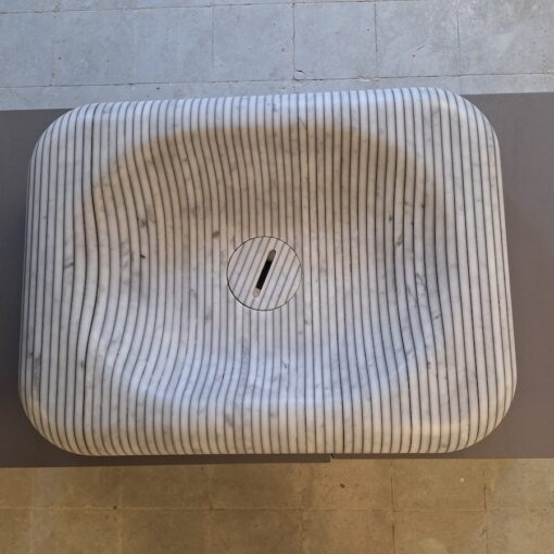 carrara marble sink for architects and designers