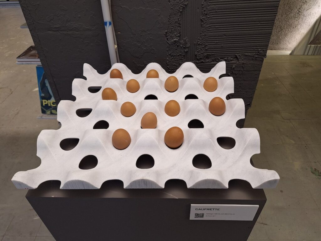 carrara marble tour for architects, eggs placer