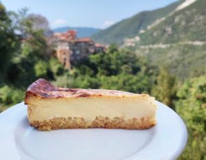 carrara's typical dessert, rice cake (custard)
